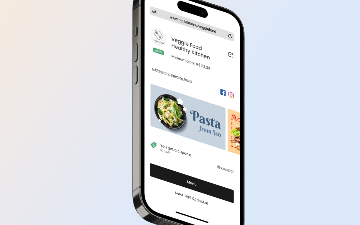 Cardápio Digital — iFood